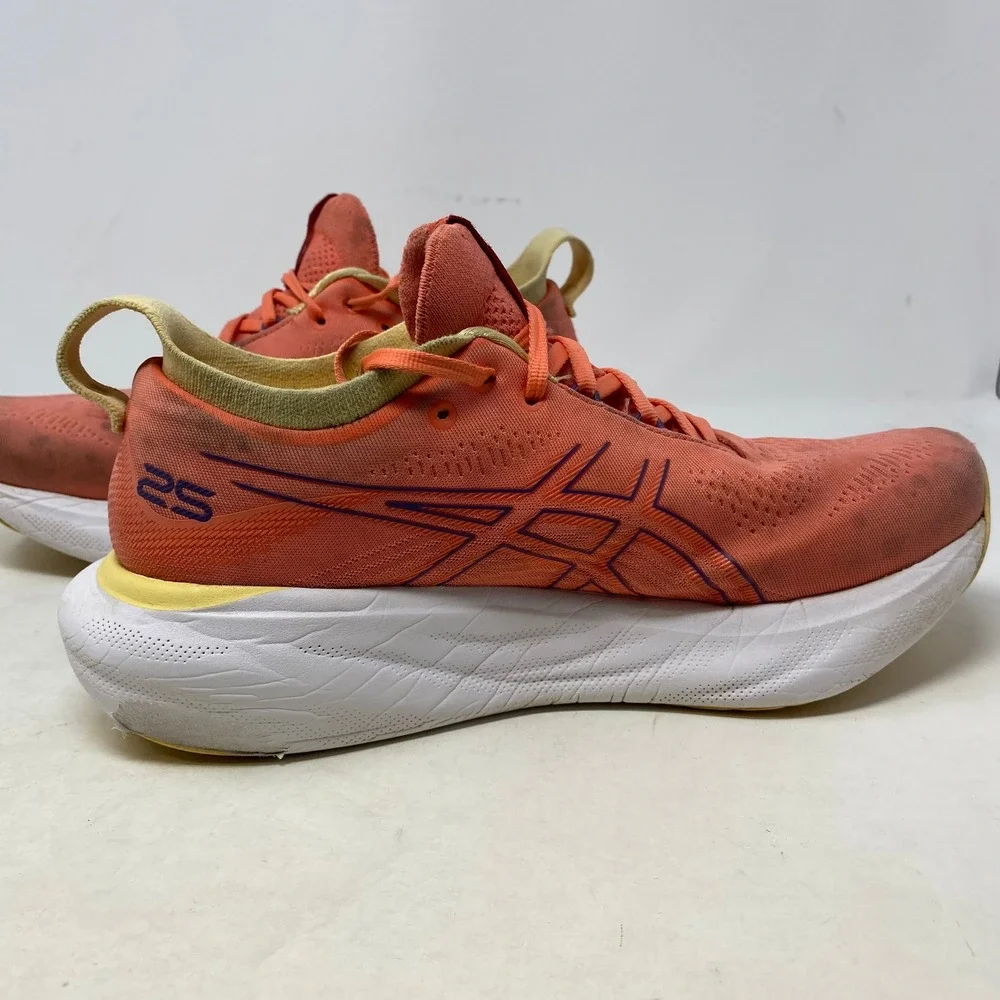 Asics Gel-Nimbus 25 Womens Running‎ Shoes Papaya Dusty Purple 1012B356-800